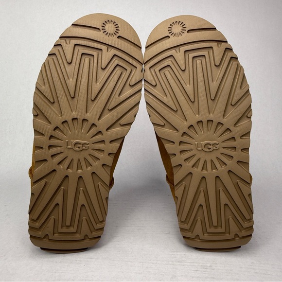 UGG Pumped Slide Chestnut Suede Comfort Womens Slippers Size 9 - Picture 13 of 13